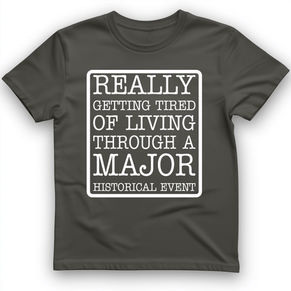 Major Historical Event T-Shirt Charcoal / S