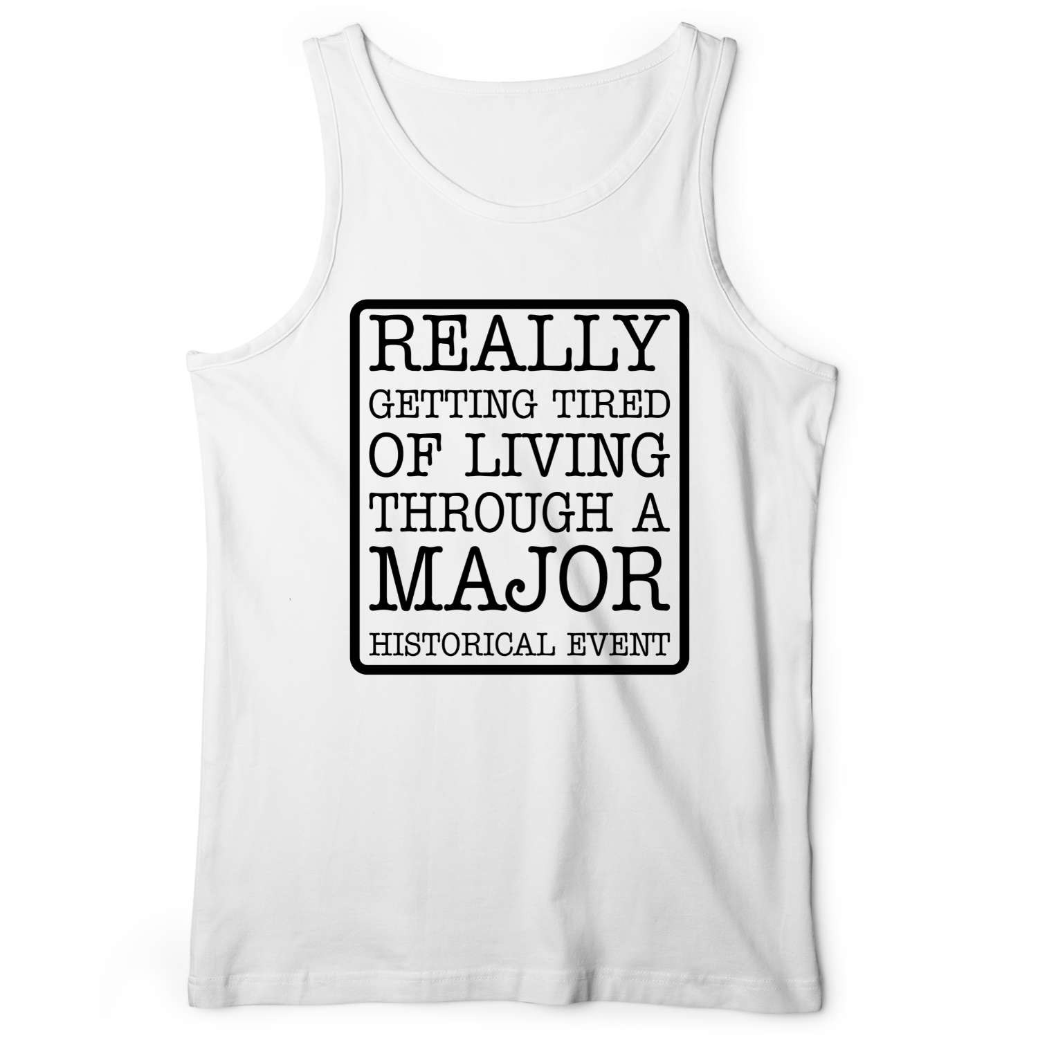 Major Historical Event Tank White / XS