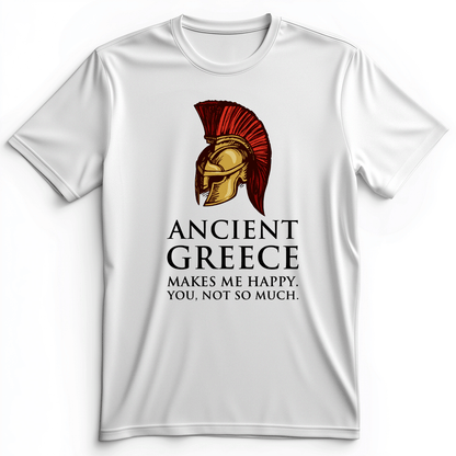 Makes Me Happy Premium Tee White / S