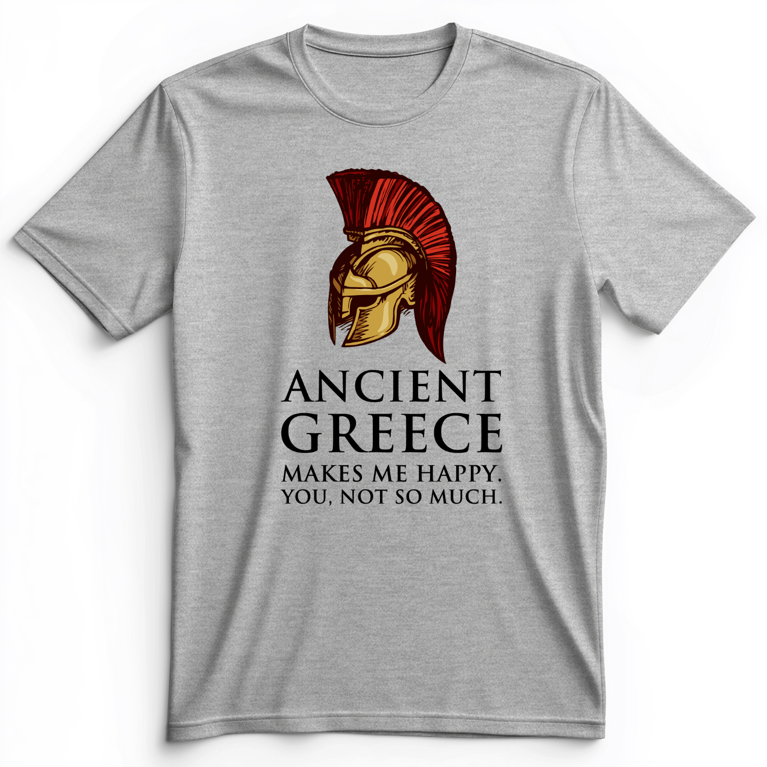 Makes Me Happy Premium Tee Athletic Heather / S