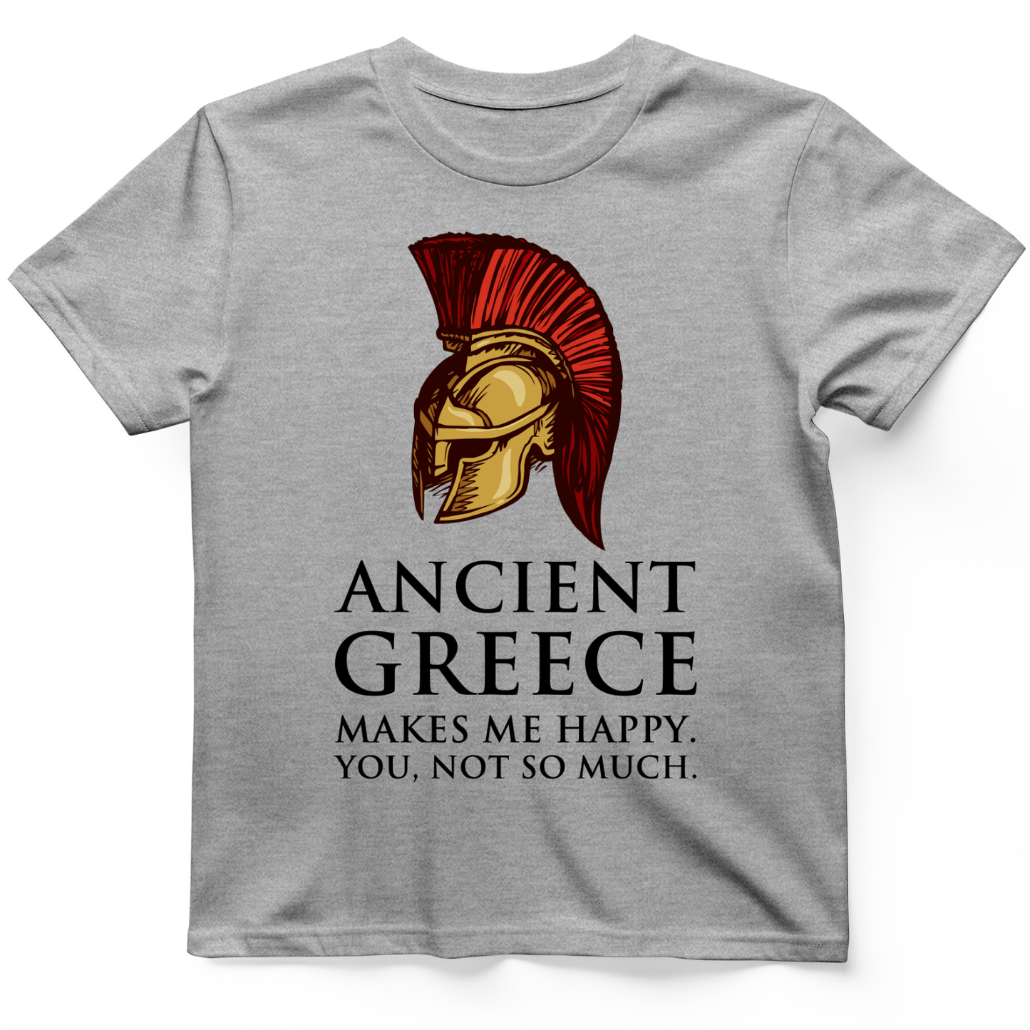 Makes Me Happy T-Shirt Sport Grey / S