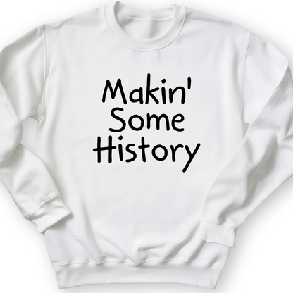 Makin' Some History Crewneck White / S