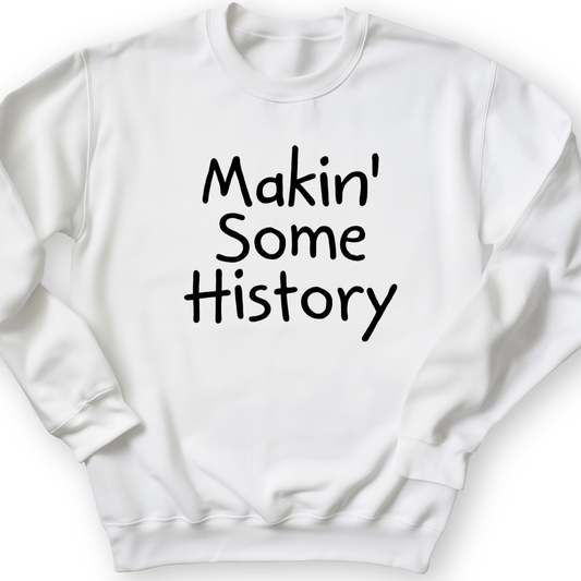 Makin' Some History Crewneck White / S