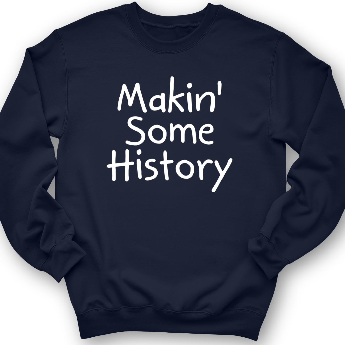 Makin' Some History Crewneck Navy / S