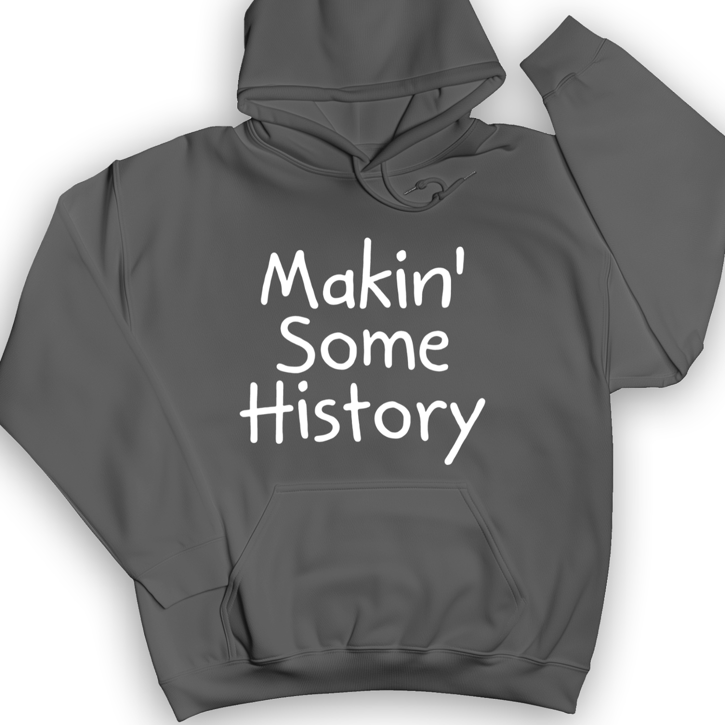 Makin' Some History Hoodie Charcoal / S
