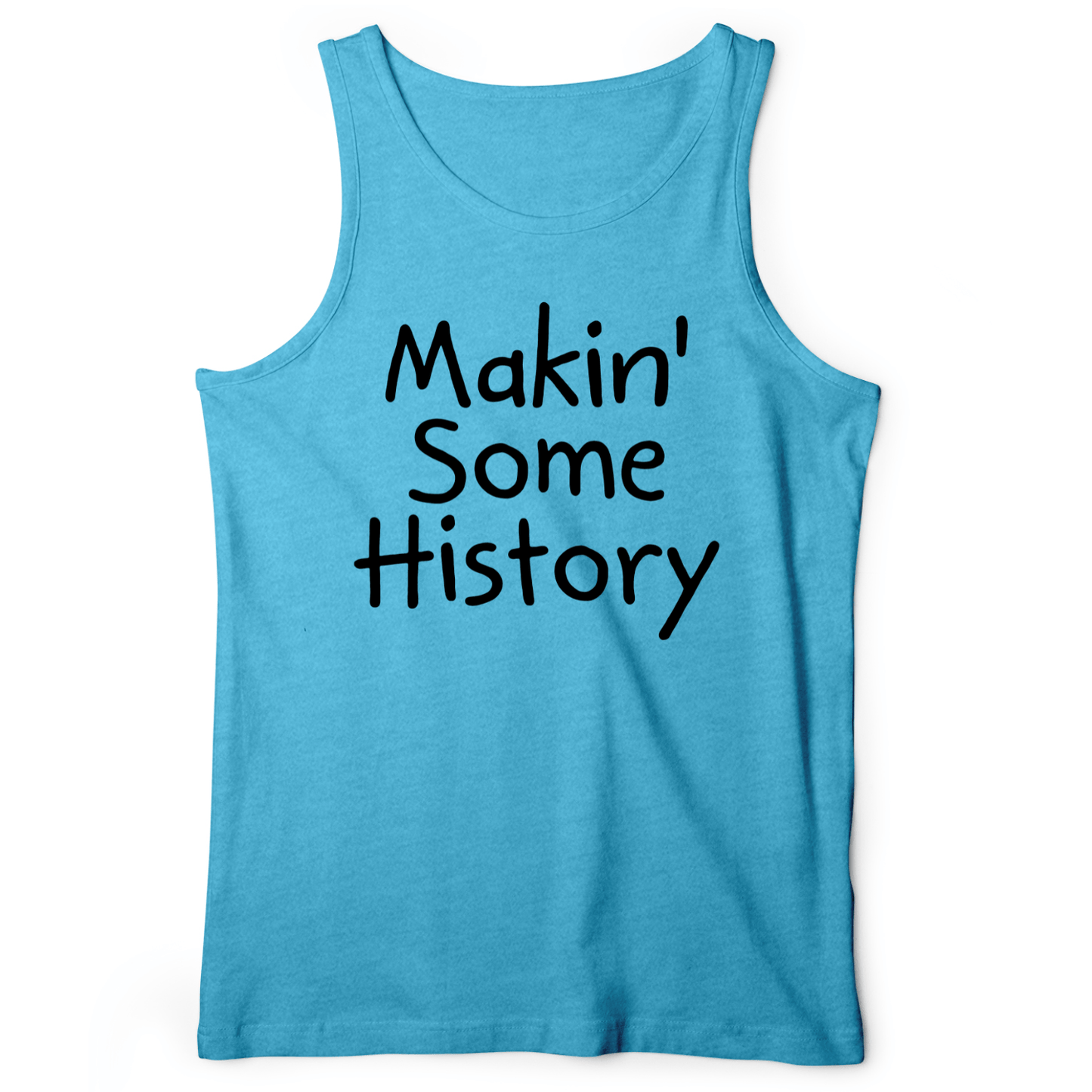 Makin' Some History Tank Aqua TriBlend / XS