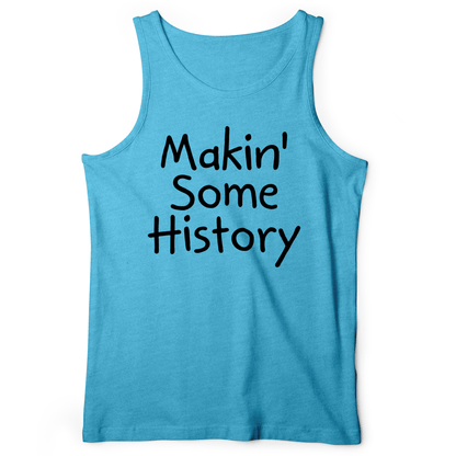Makin' Some History Tank Aqua TriBlend / XS