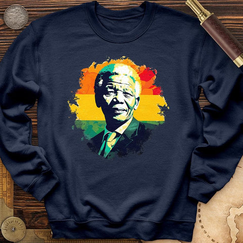 Mandela Art Crewneck Navy / S