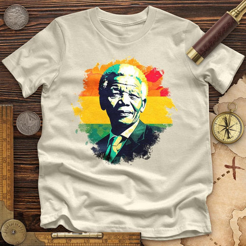 Mandela Art High Quality Tee Natural / S