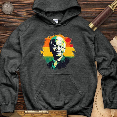 Mandela Art Hoodie Dark Heather / S