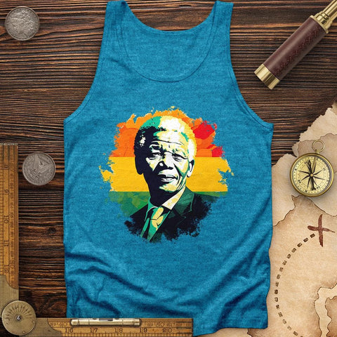 Mandela Art Tank Aqua TriBlend / XS