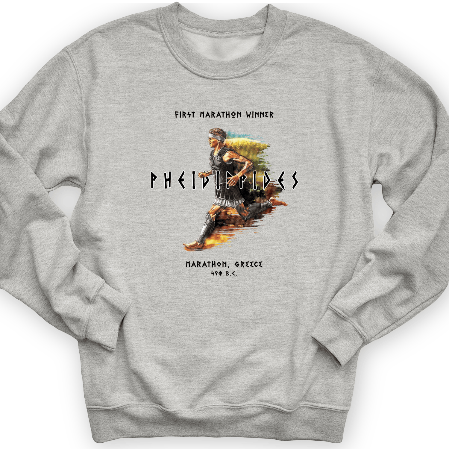 Marathon Run Crewneck Sport Grey / S