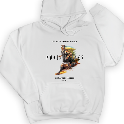 Marathon Run Hoodie White / S