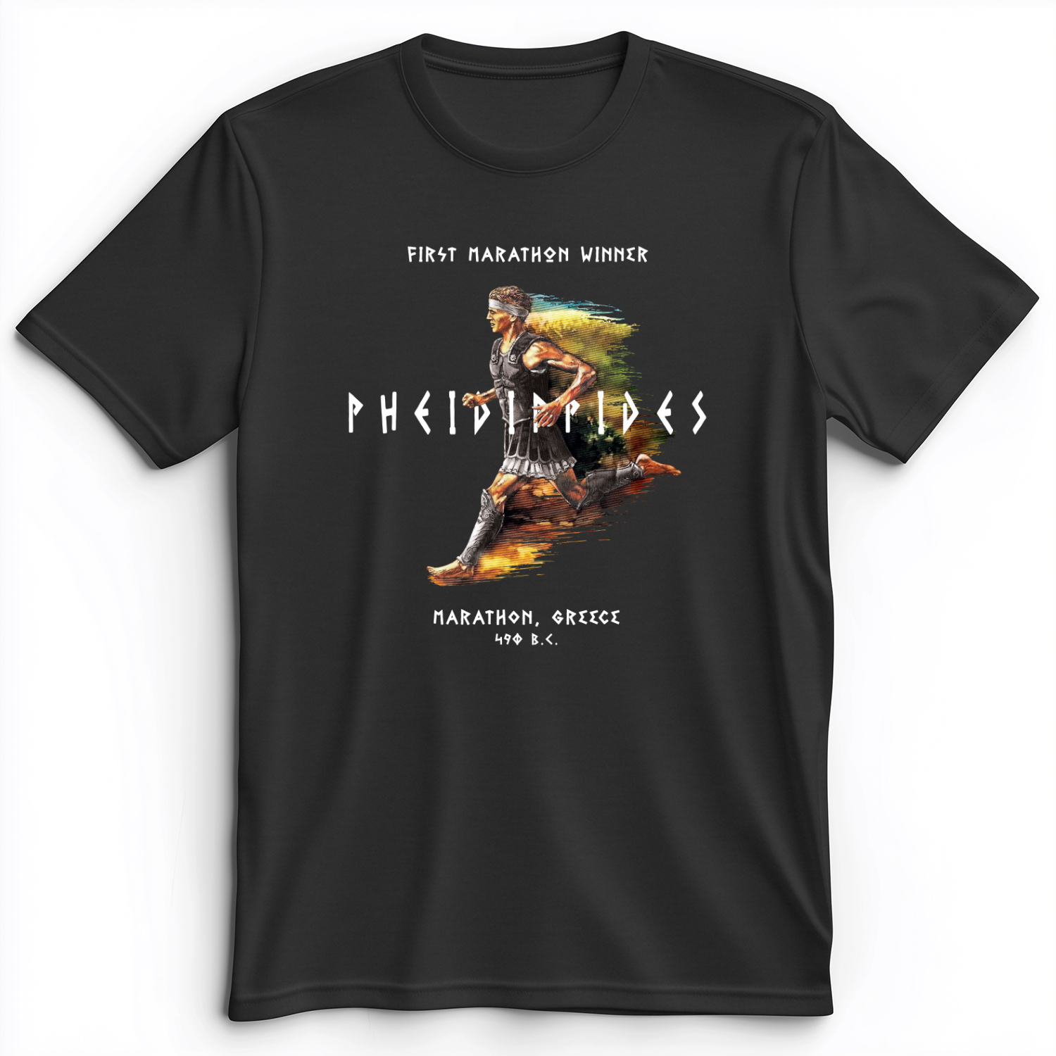 Marathon Run Premium Tee Dark Grey Heather / S