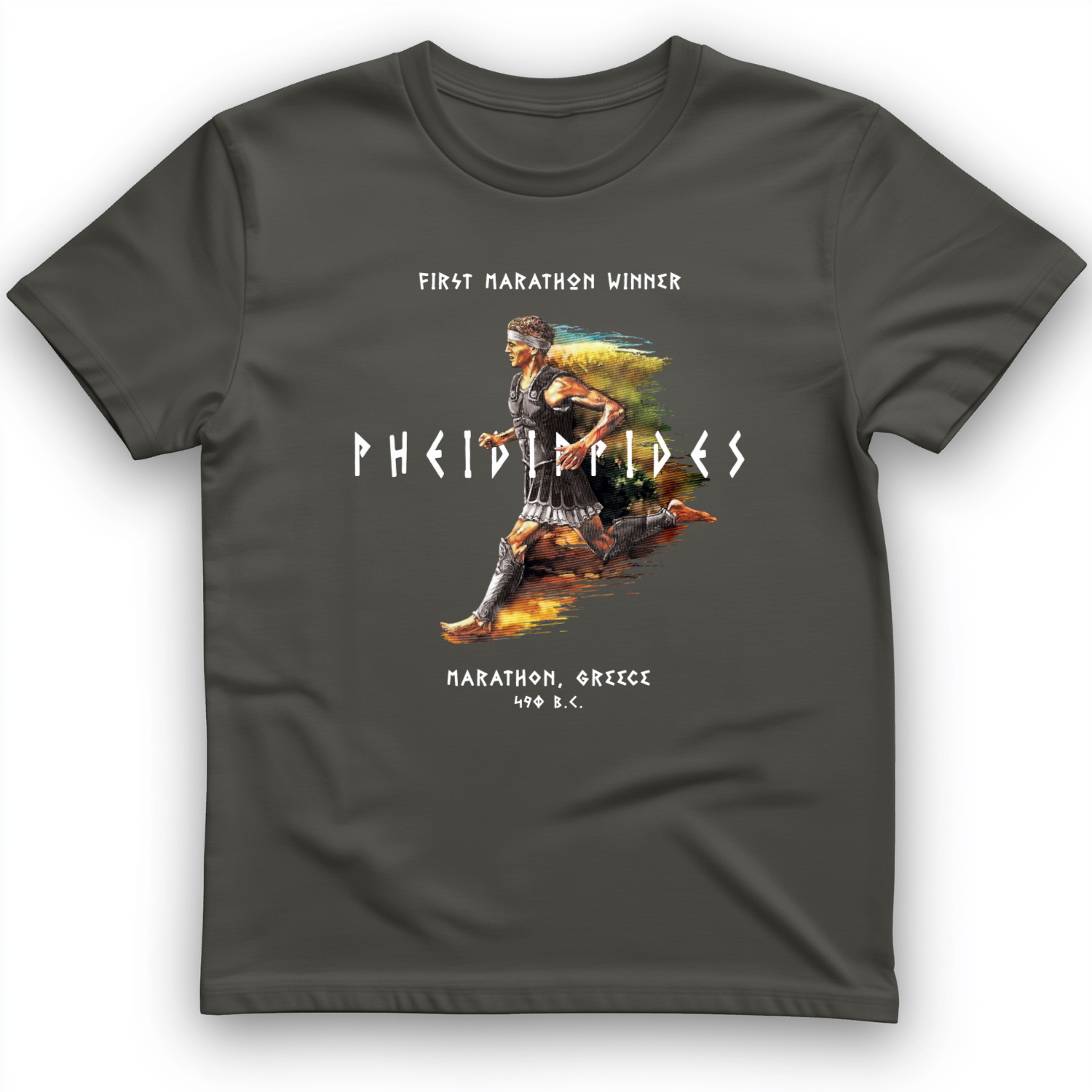 Marathon Run T-Shirt Charcoal / S