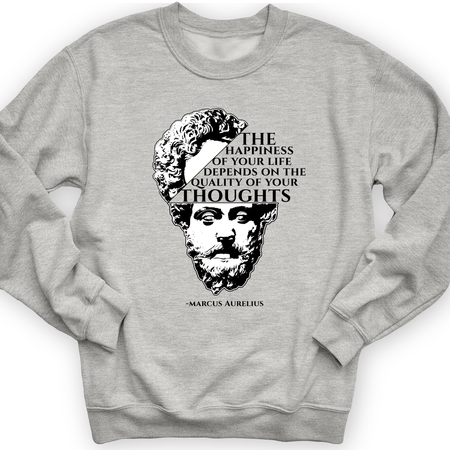 Marcus Aurelius Crewneck Sport Grey / S