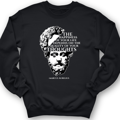 Marcus Aurelius Crewneck Black / S
