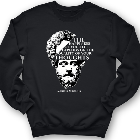 Marcus Aurelius Crewneck Black / S