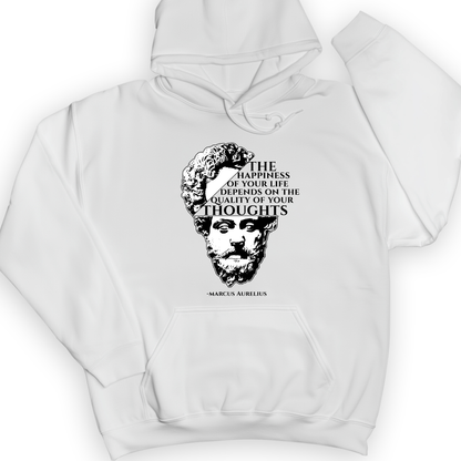 Marcus Aurelius Hoodie White / S