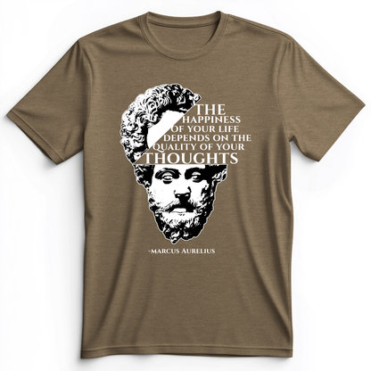 Marcus Aurelius Premium Tee Heather Olive / S