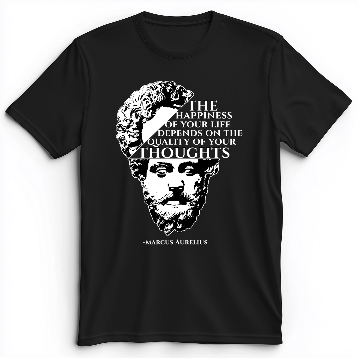 Marcus Aurelius Premium Tee Black / S