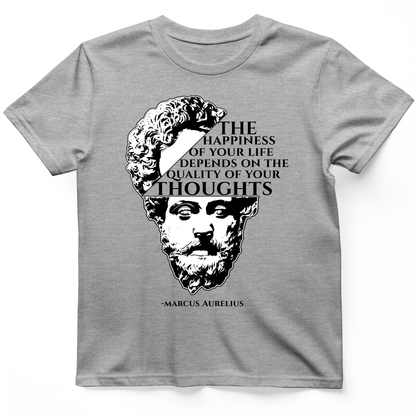 Marcus Aurelius Quote T-Shirt Sport Grey / S