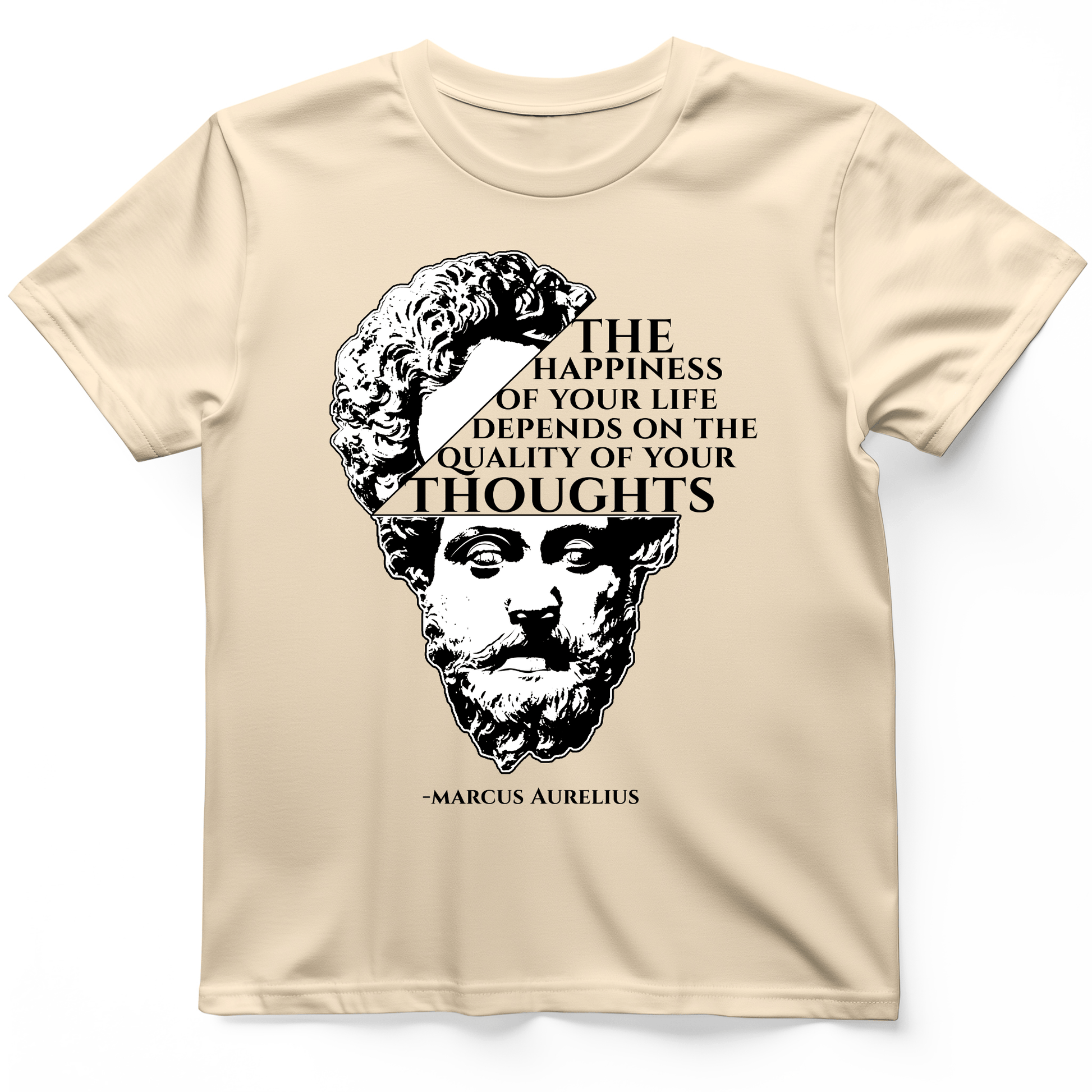 Marcus Aurelius Quote T-Shirt Natural / S