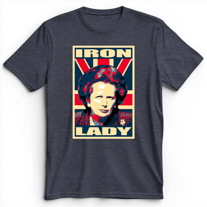 Margaret Thatcher Premium Tee Heather Navy / S