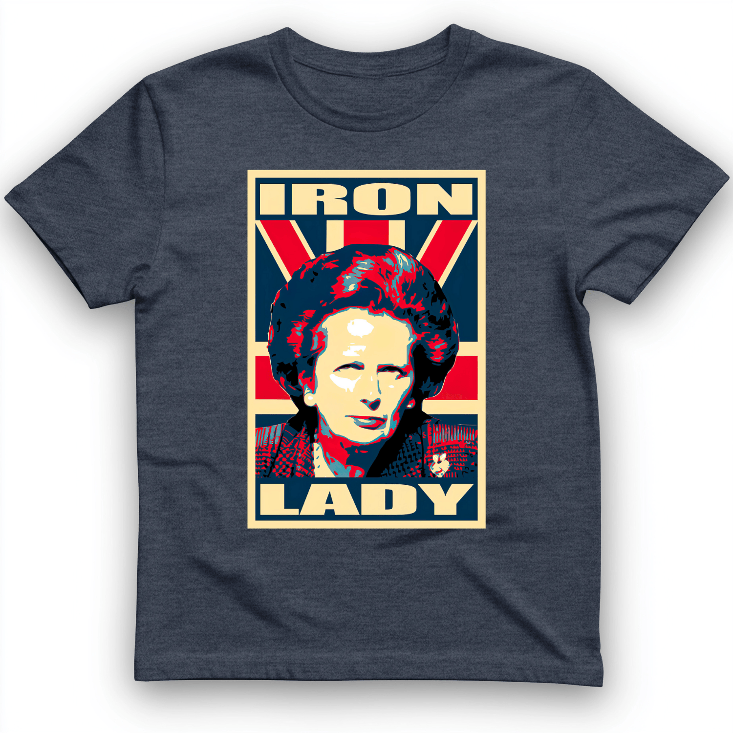 Margaret Thatcher T-Shirt Heather Navy / S
