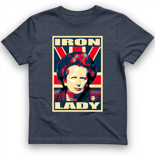 Margaret Thatcher T-Shirt Heather Navy / S