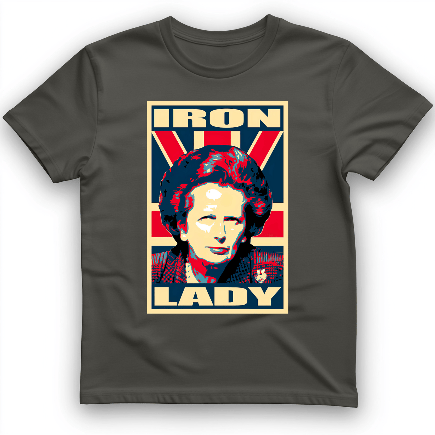 Margaret Thatcher T-Shirt Charcoal / S