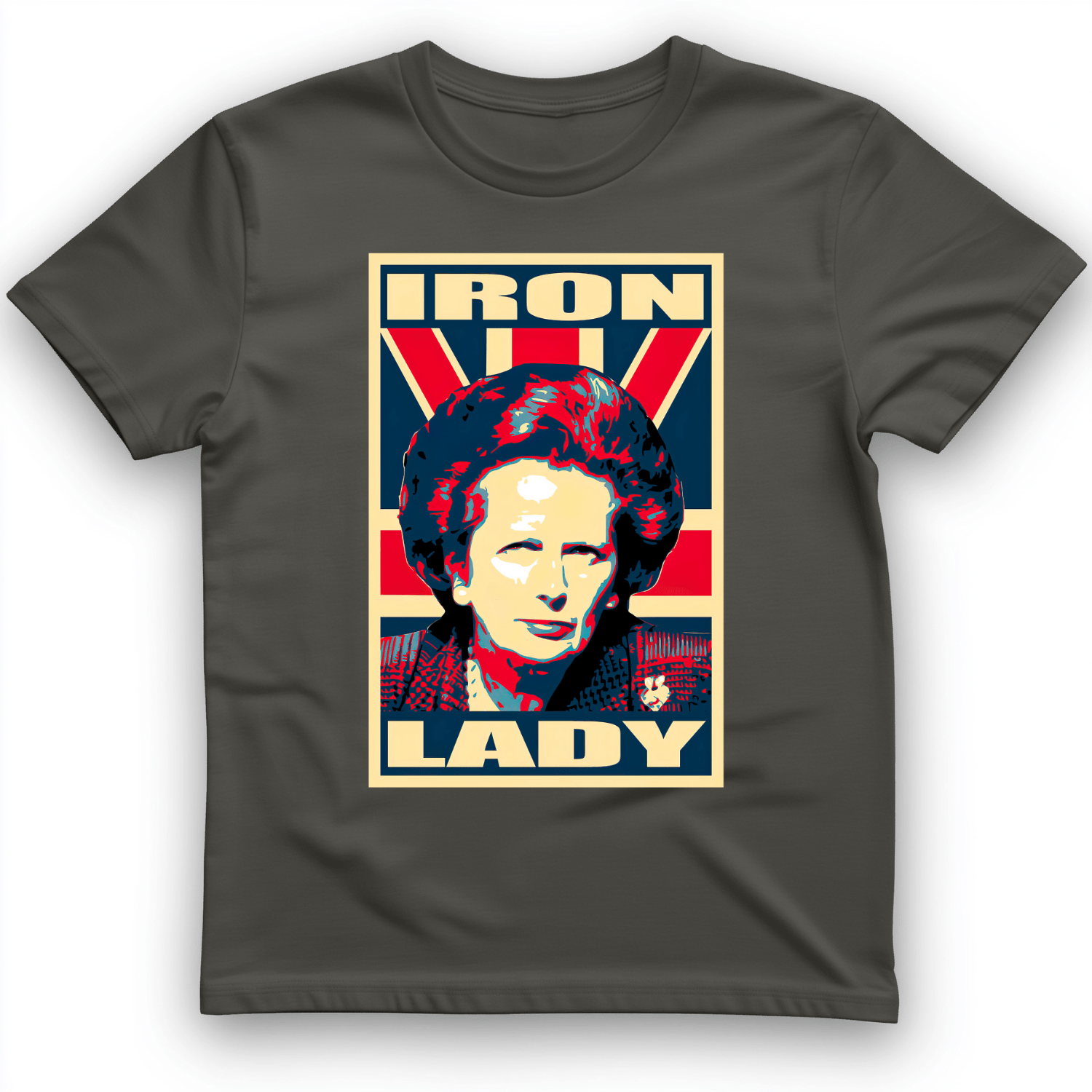 Margaret Thatcher T-Shirt Charcoal / S