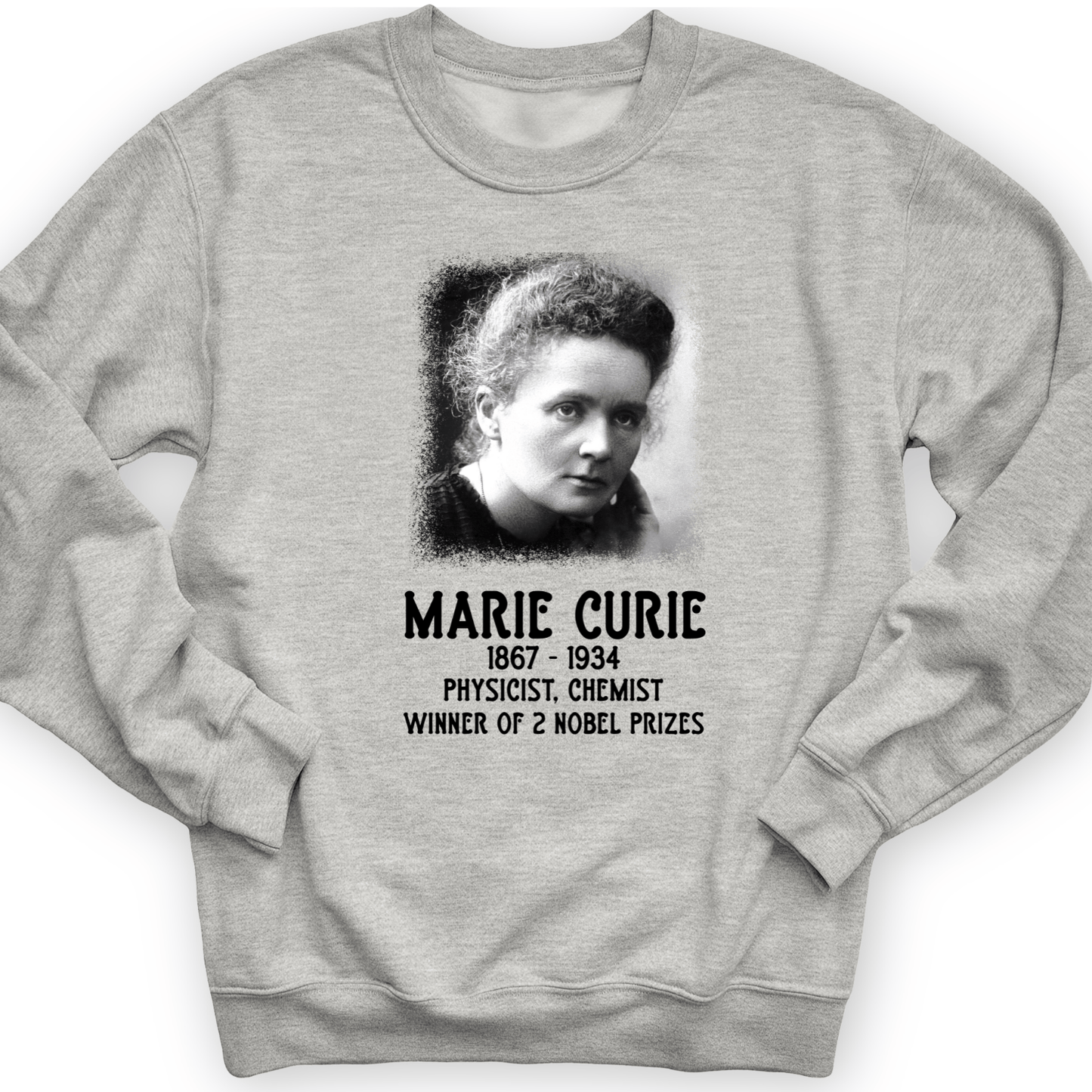 Marie Curie Crewneck Sport Grey / S