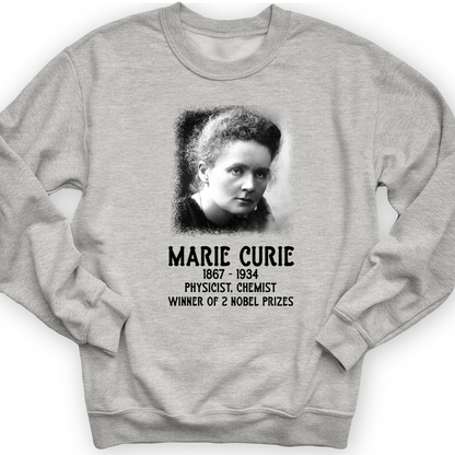 Marie Curie Crewneck Sport Grey / S