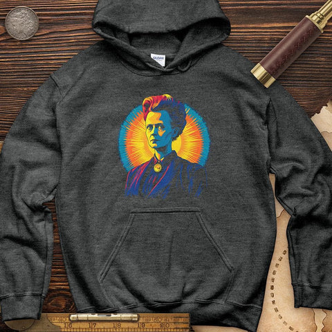 Marie Curie Glow Hoodie Dark Heather / S