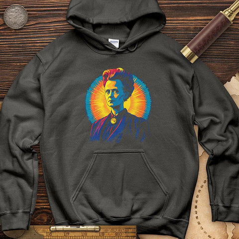 Marie Curie Glow Hoodie Charcoal / S