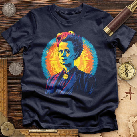 Marie Curie Glow T-Shirt Navy / S