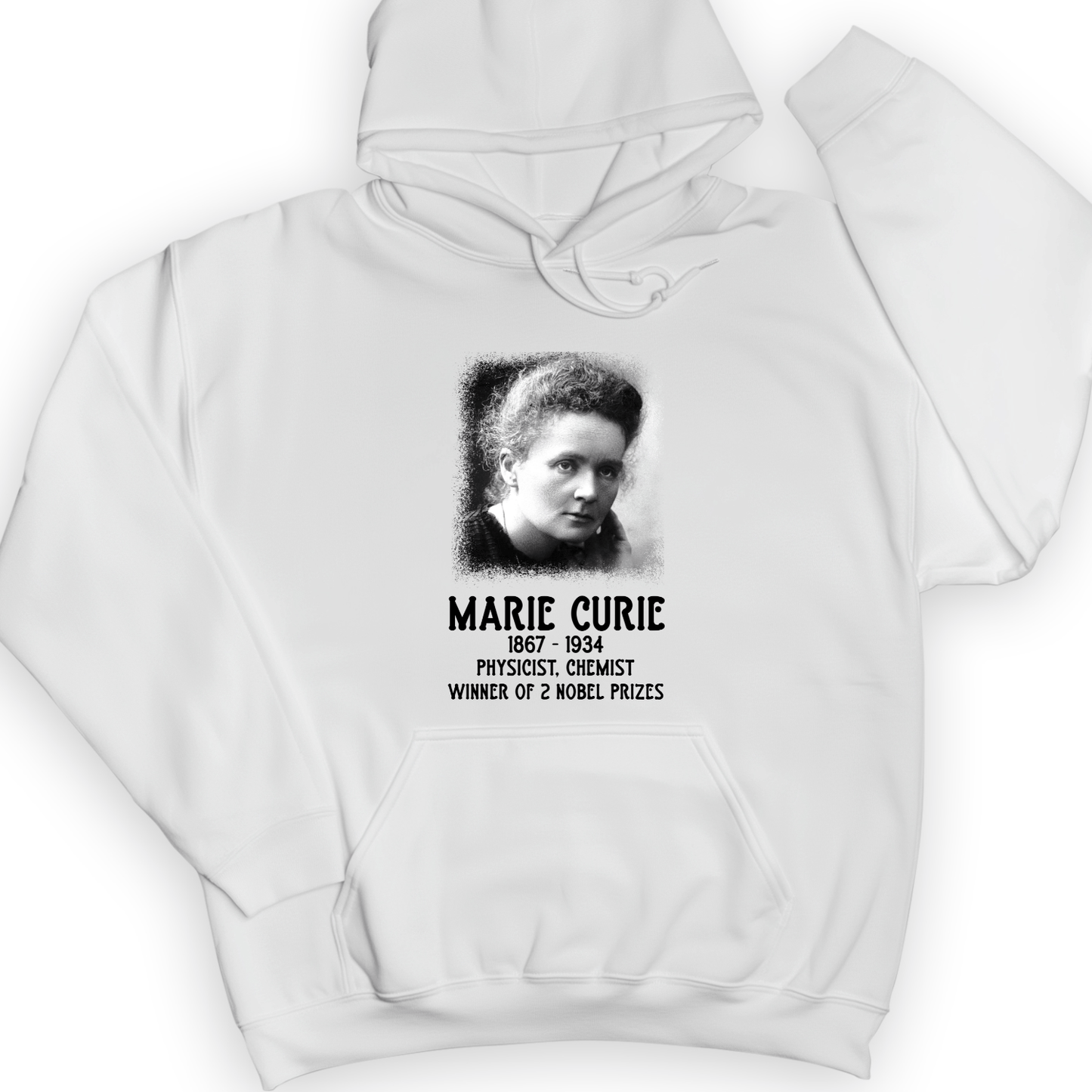 Marie Curie Hoodie White / S
