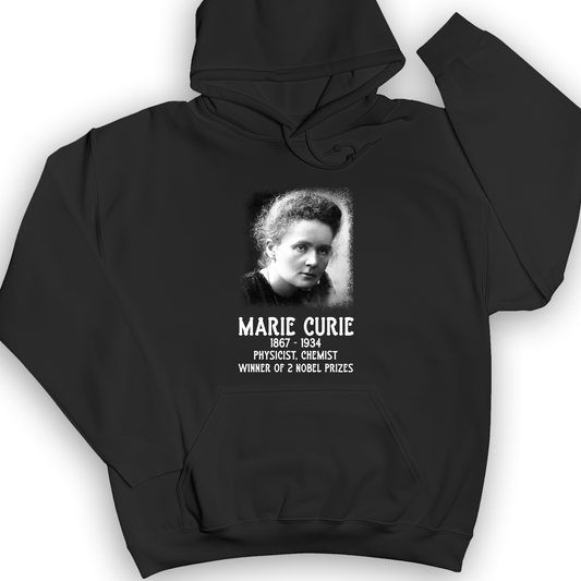 Marie Curie Hoodie Black / S