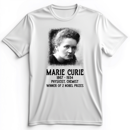Marie Curie Premium Tee White / S