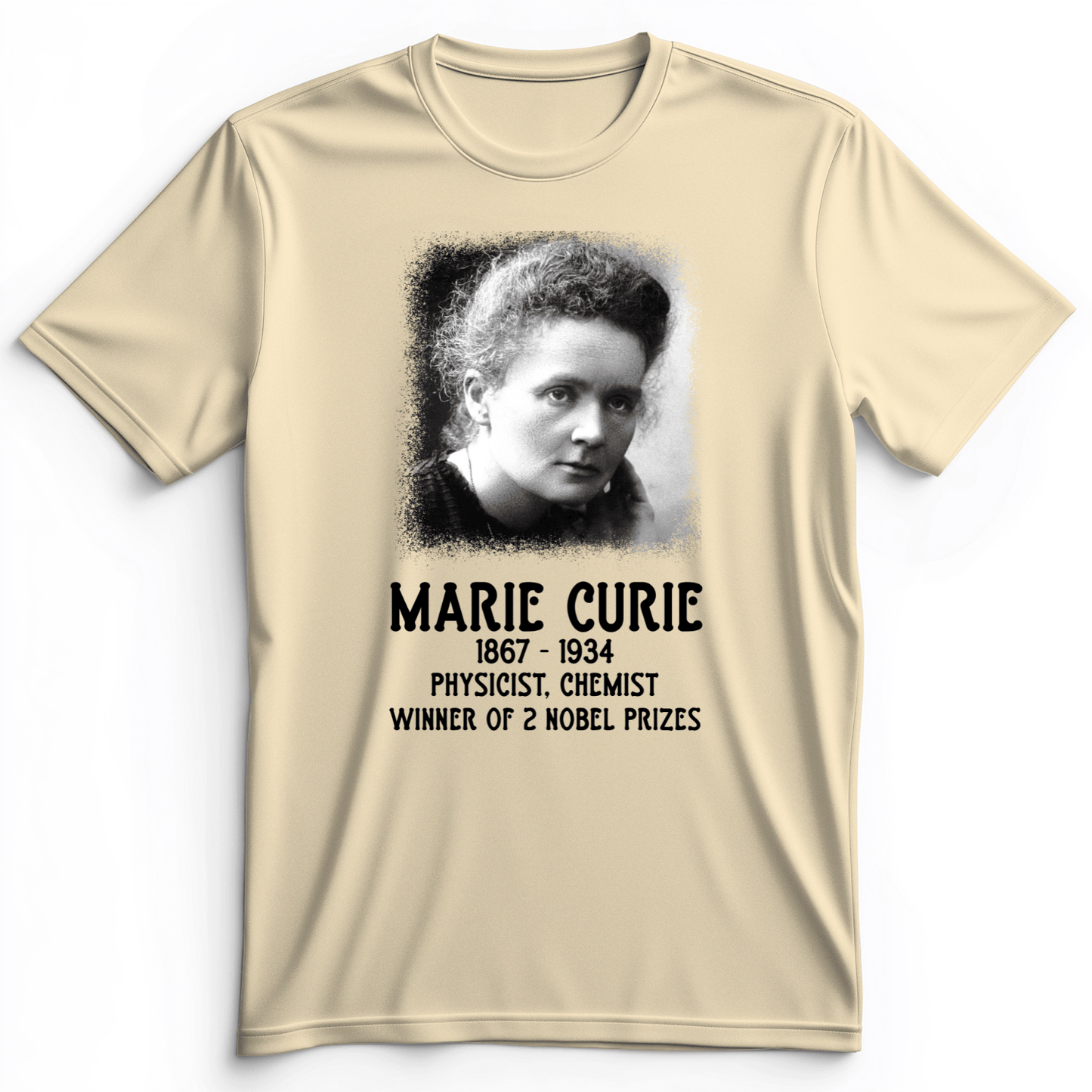Marie Curie Premium Tee Natural / S