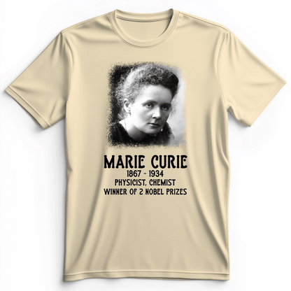 Marie Curie Premium Tee Natural / S