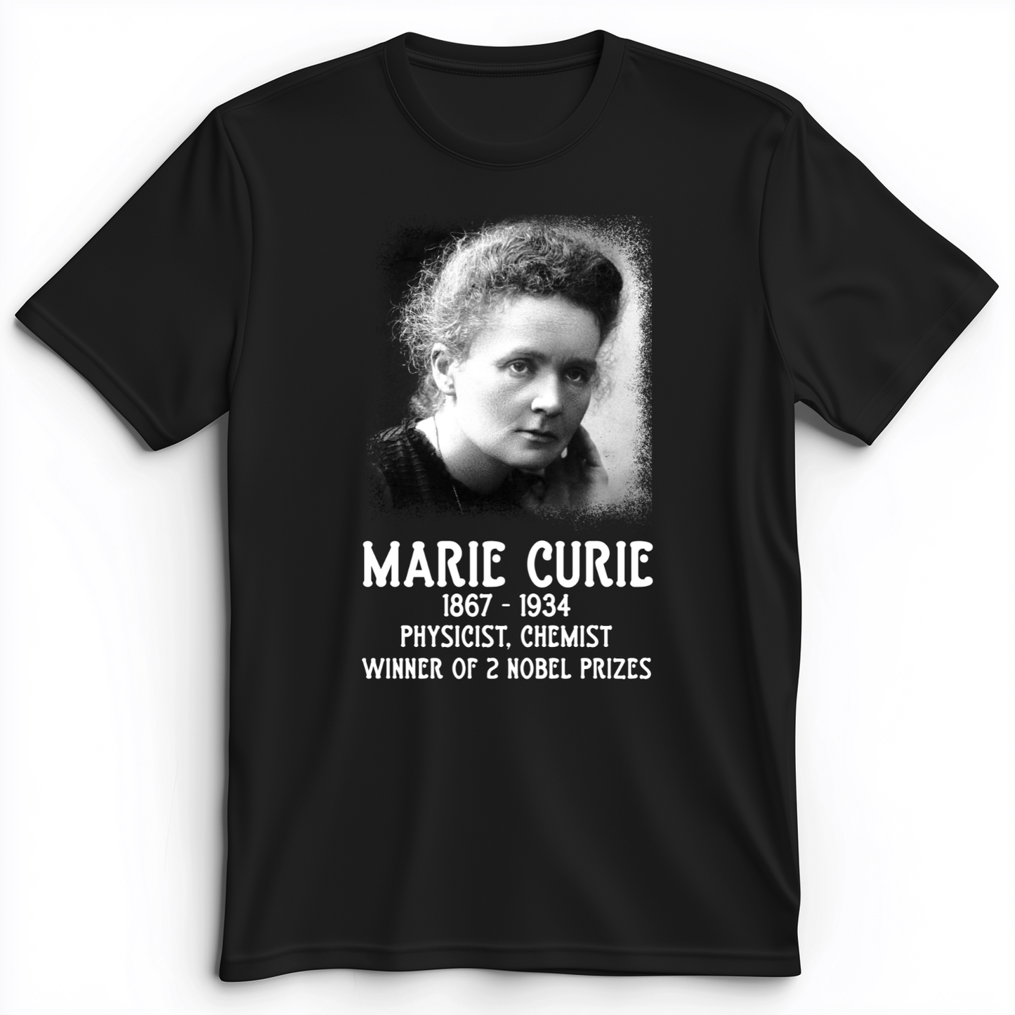 Marie Curie Premium Tee Black / S
