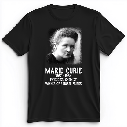 Marie Curie Premium Tee Black / S