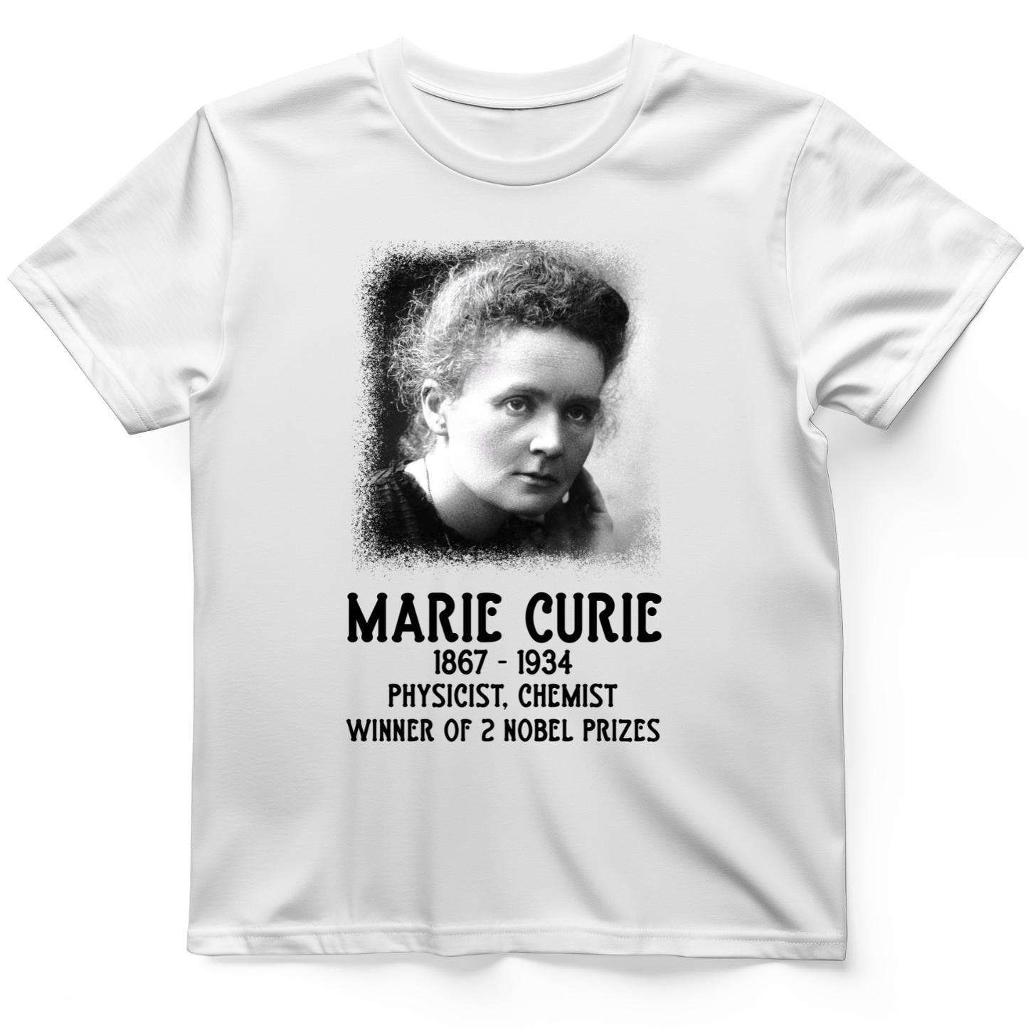 Marie Curie T-Shirt White / S