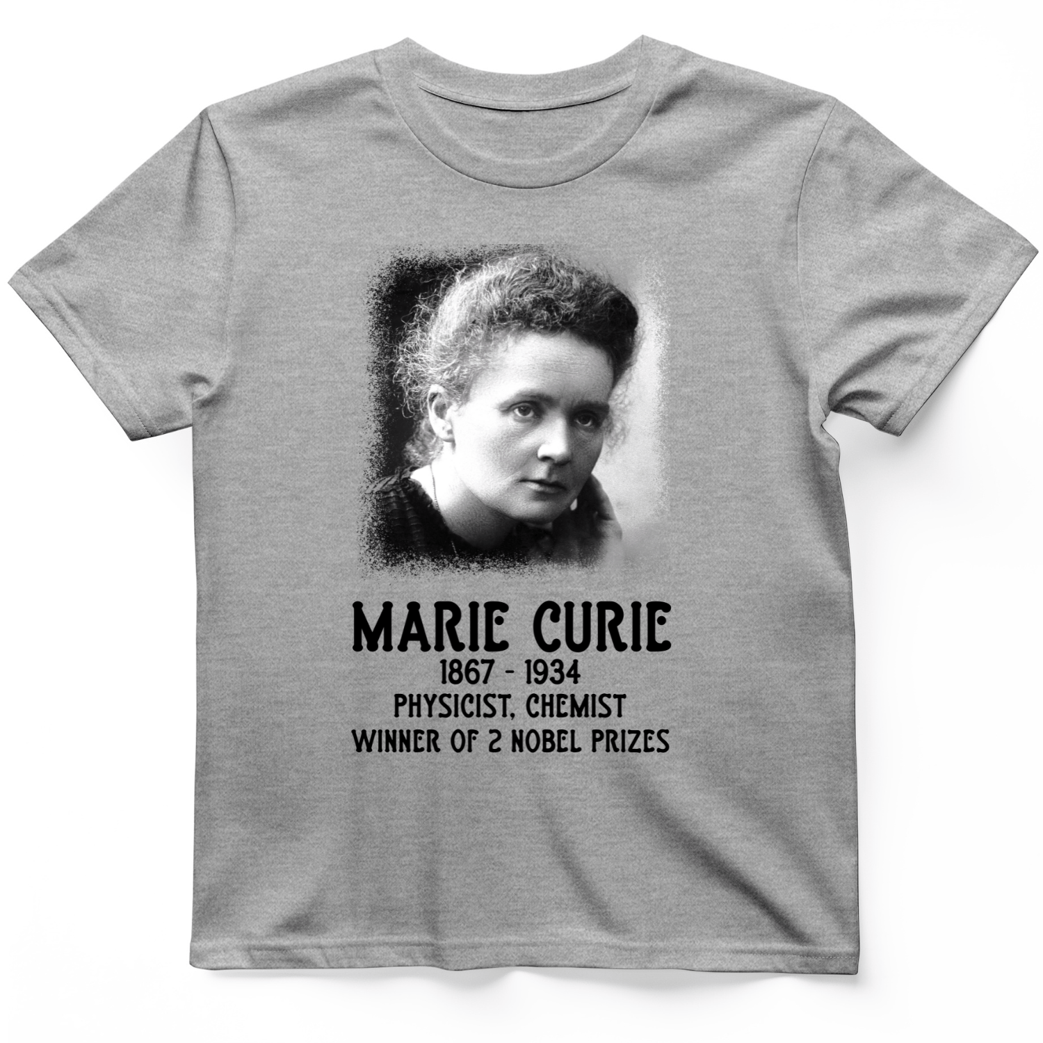Marie Curie T-Shirt Sport Grey / S
