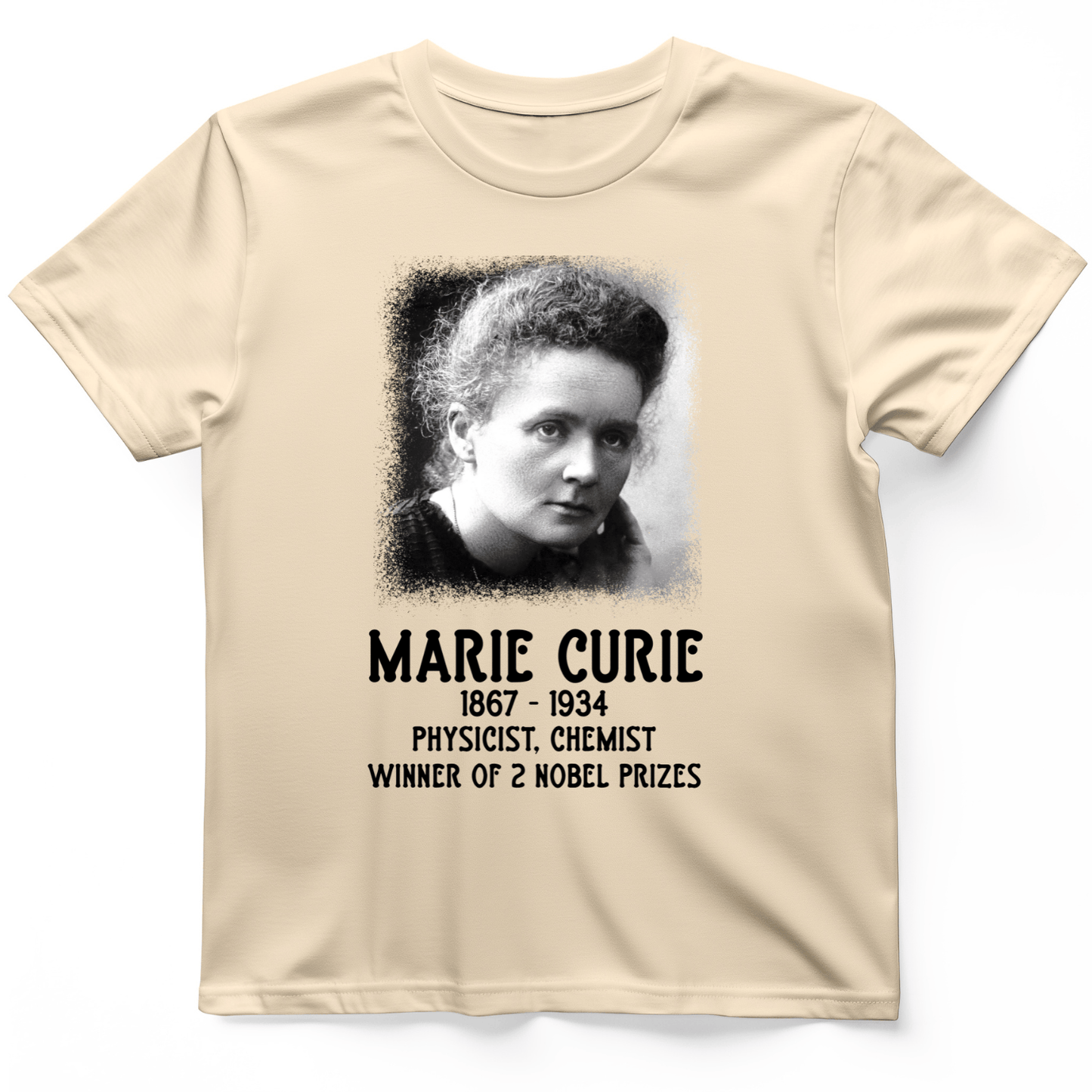 Marie Curie T-Shirt Natural / S