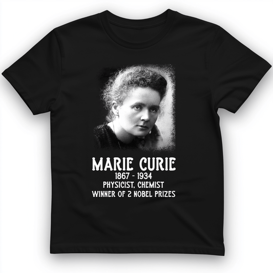Marie Curie T-Shirt Black / S
