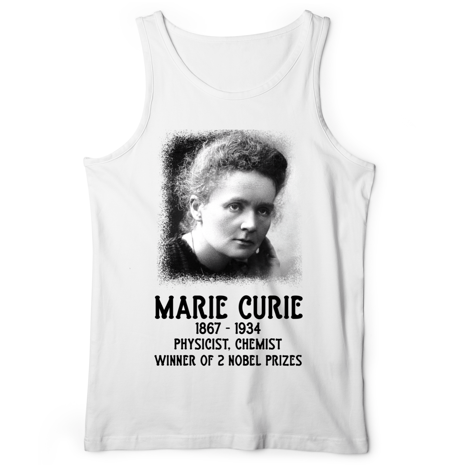 Marie Curie Tank White / XS