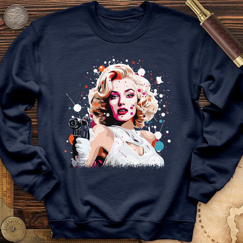 Marlene Dietrich Crewneck Navy / S